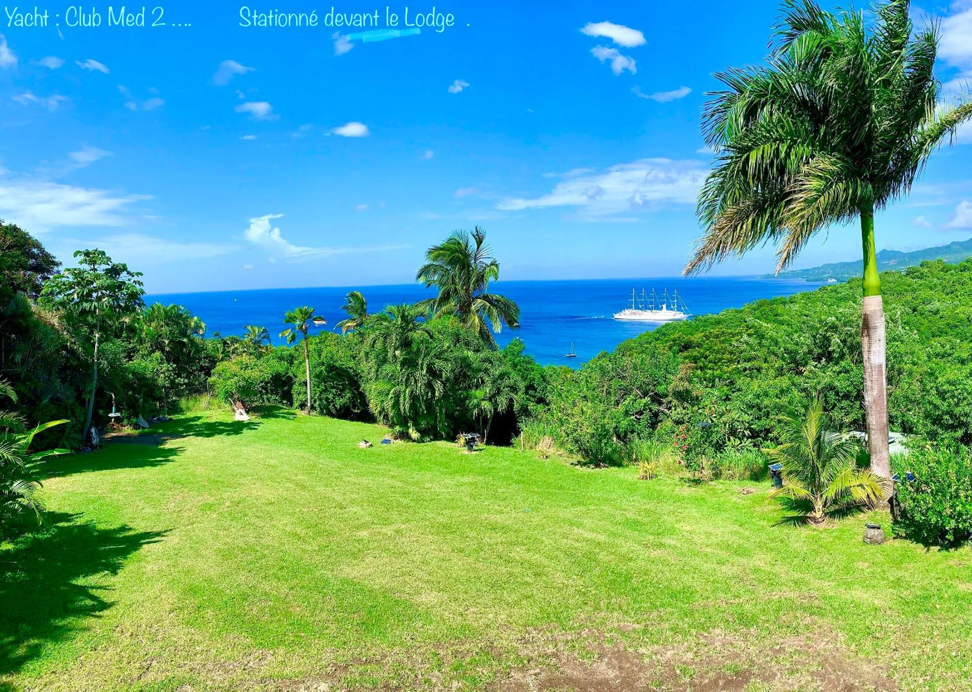 Lodge Colibris Piscine Privee Vue Panoramique Mer Et Montagne Pelee , 500 M Plage Dans Un Parc , Calme Assure Ideal Pour Decouvrir Le Nord Caraibes Le Carbet Eksteriør bilde